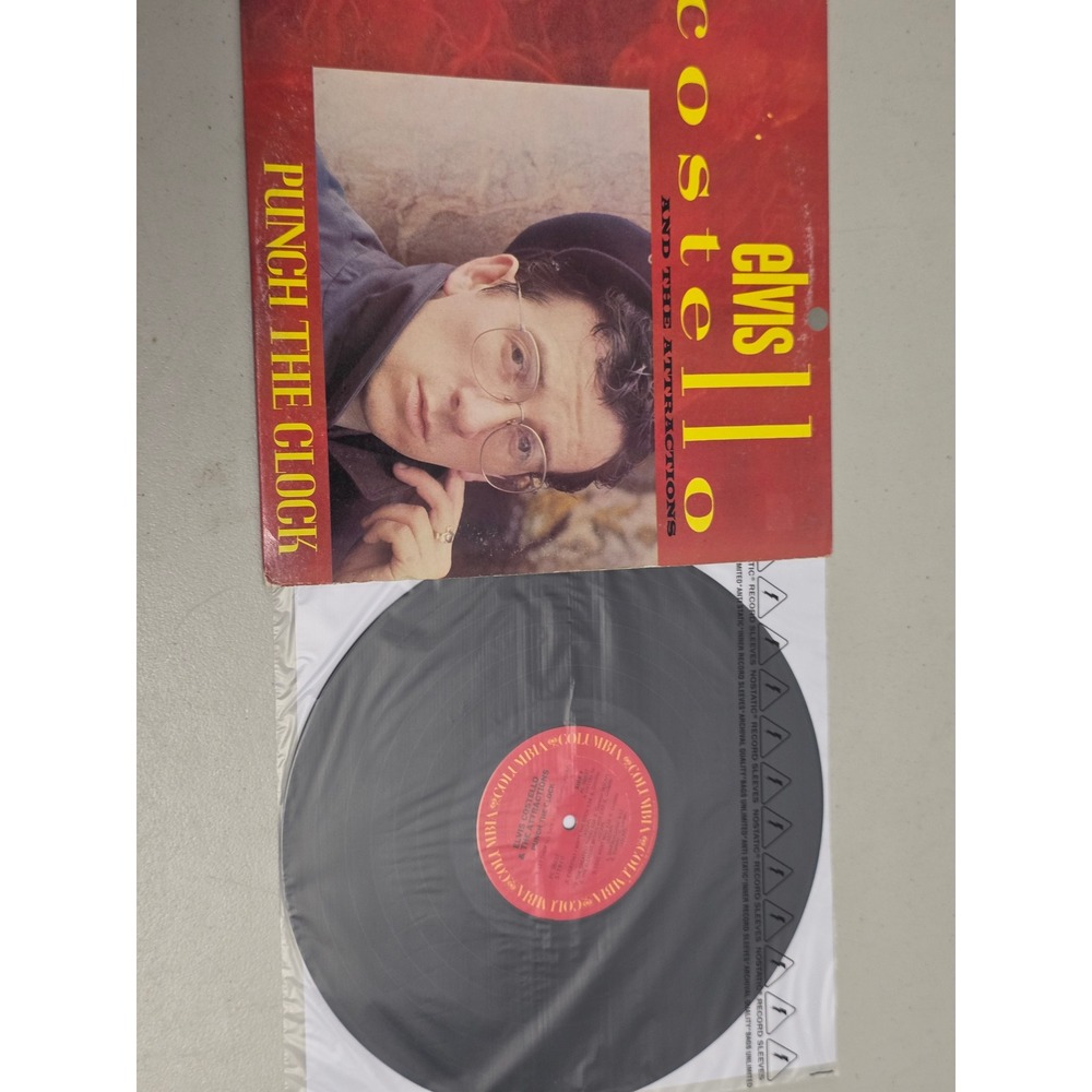 Elvis Costello The Attractions Punch The Clock Vinyl LP 1983 Columbia FC 38897